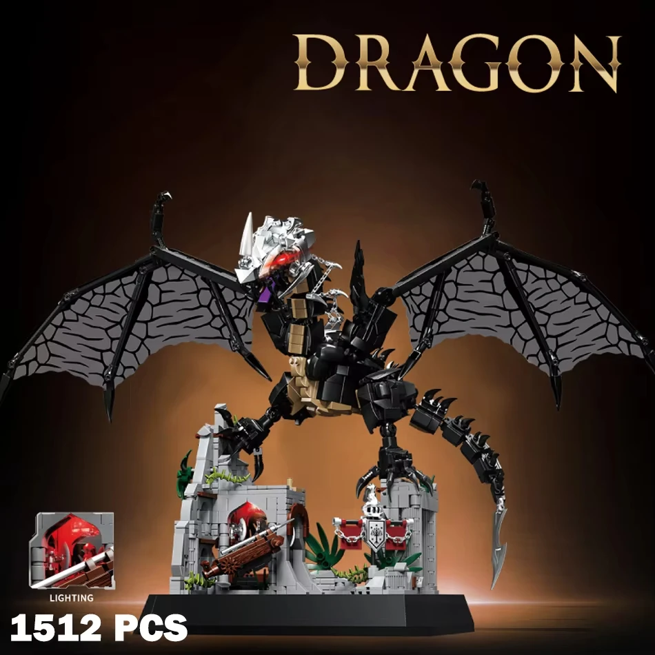 

Конструктор «Замок Злого Дракона» (Модель №99002) — Мягкокрылый Волшебный Зверь с Кольцами, Игрушка для Детей и Взрослых — Креативный Подарок из Кирпичиков