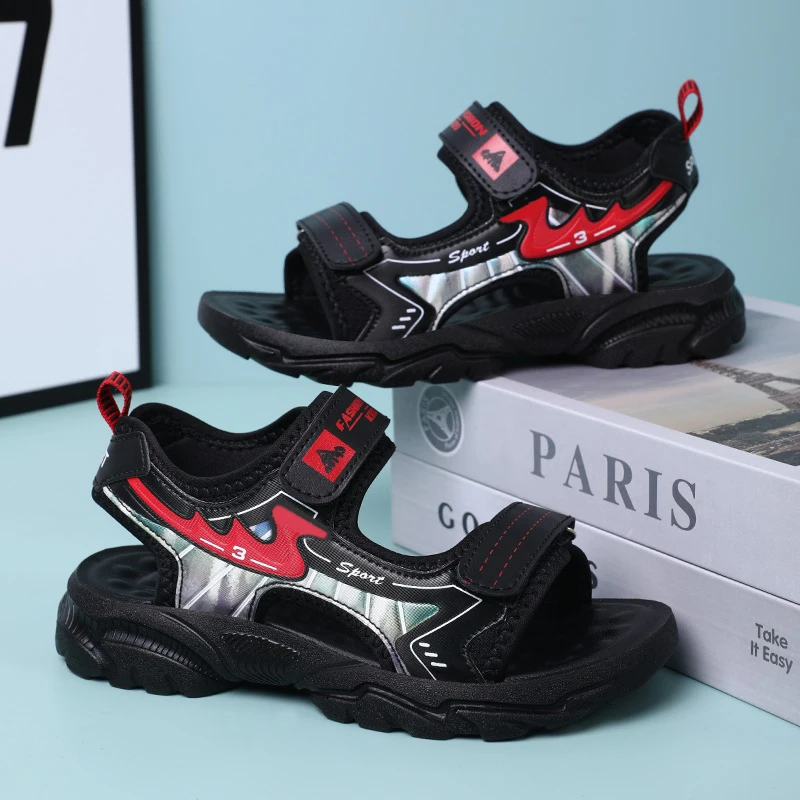 

Children's Sandals Summer New Fashion Lightweight Boys' Casual Sports Sandals Comfortable Soft Bottom Kid's Beach Shoes