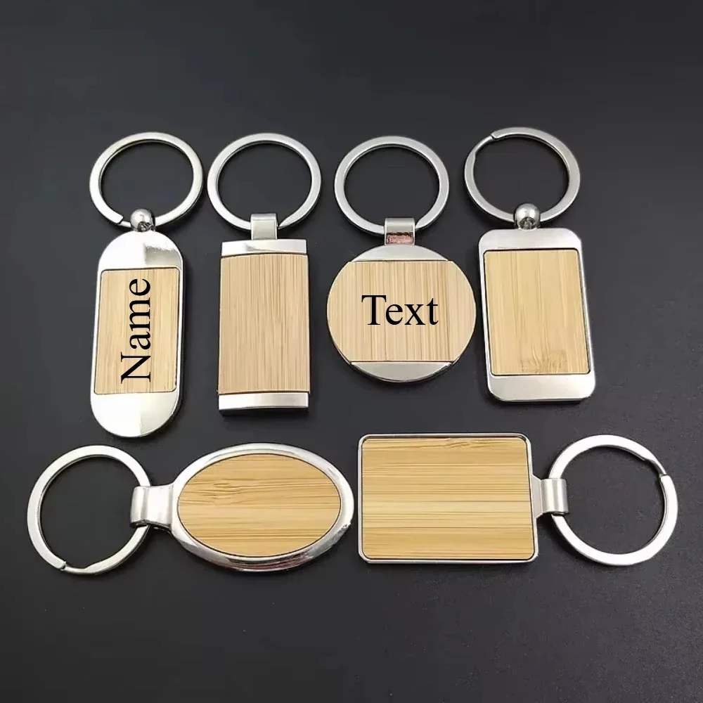 

Creative Pendant Blank Single Sided Wood Keychain Spade Key Bag Car Motorcycle Metal Keyring Car Key Chains for Man Women Gift