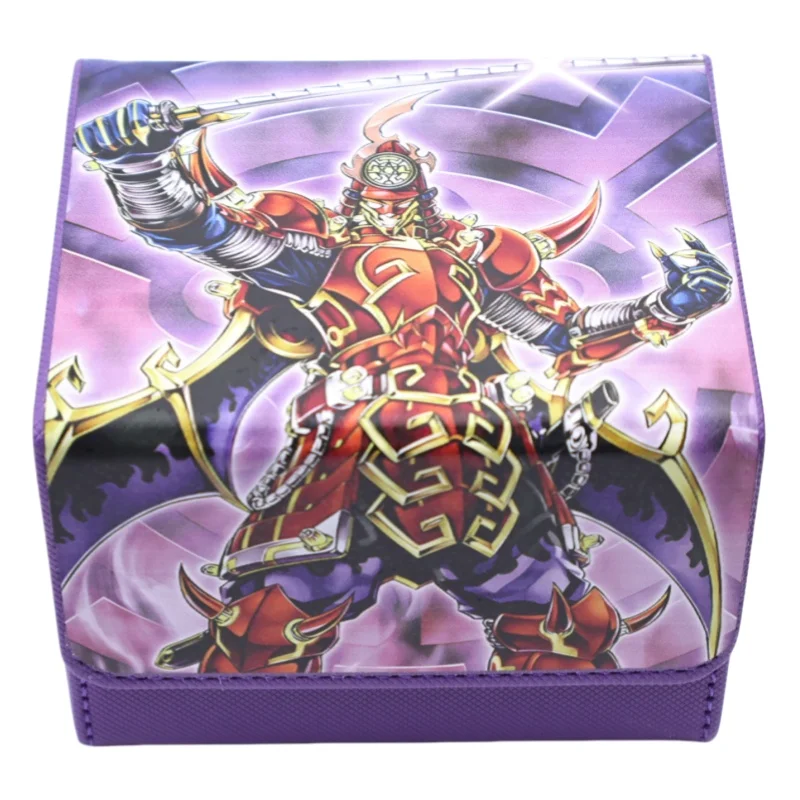 Yu-Gi-Oh Card Case Legendary Six Samurai-Shi En Gateway Diy High-Quality Leather Action Toy Figure Game Collection Storage Box