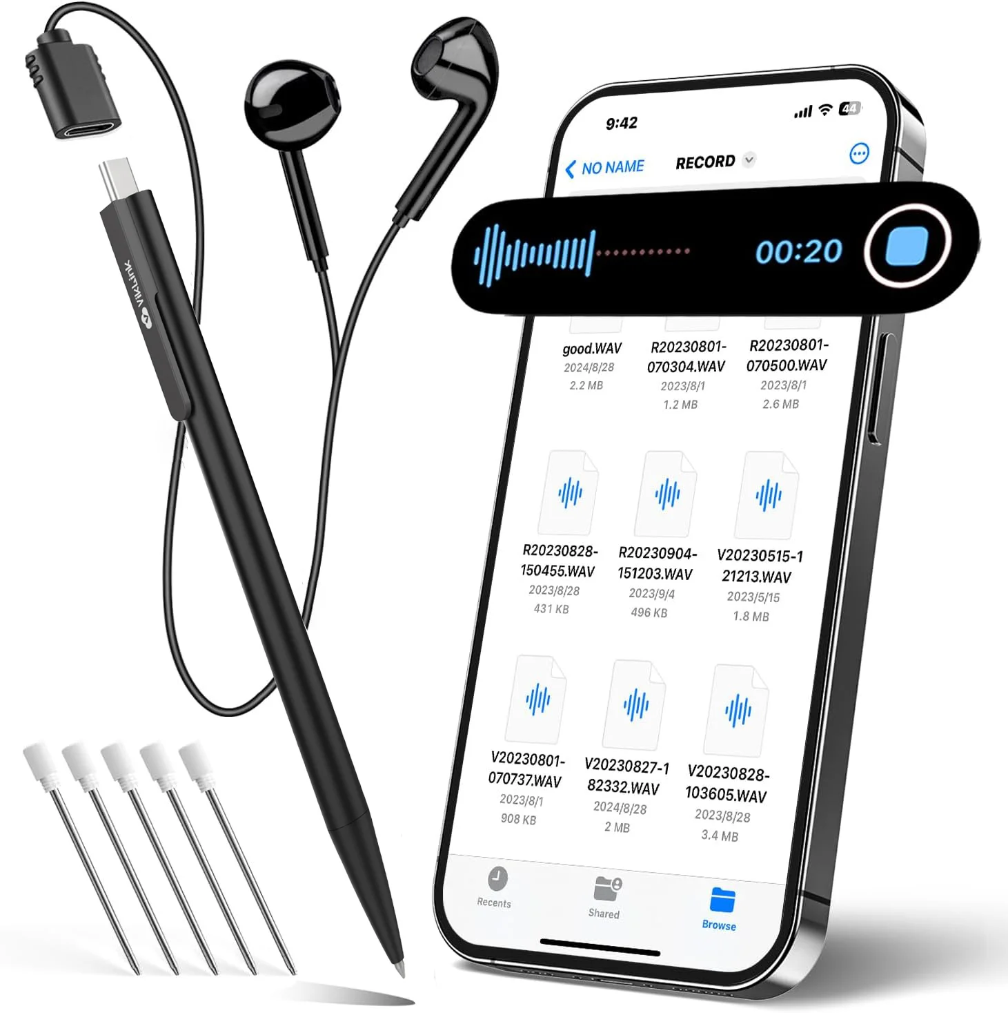 

Интервью с перезаряжаемым цифровым рекордером USB-C