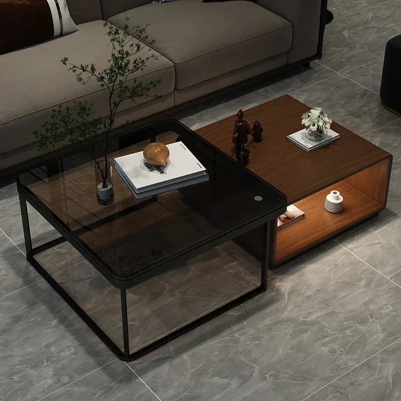 

Korean Nordic Coffee Tables Modern Storage Design Space Saving Coffee Tables Minimalist Aesthetic Couchtisch Salon Furniture