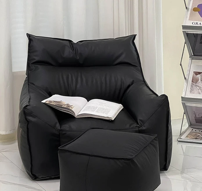 new Home leisure tatami small apartment leather art single recliner