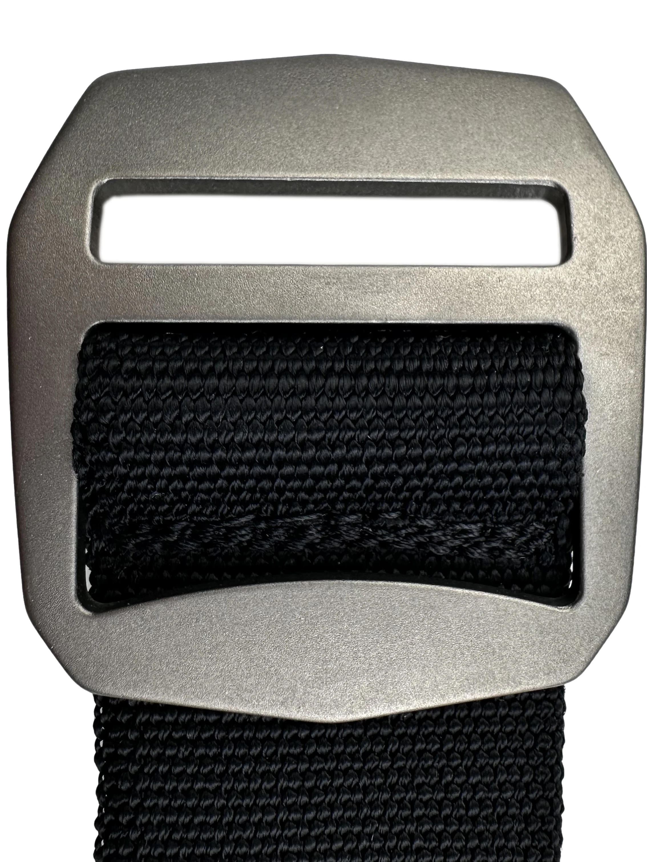 Pure Titanium Nylon 66 Elastic Waist Belt Tactical Outdoor Hiking Commuting Cycling Daily Casual Climbing Traveling