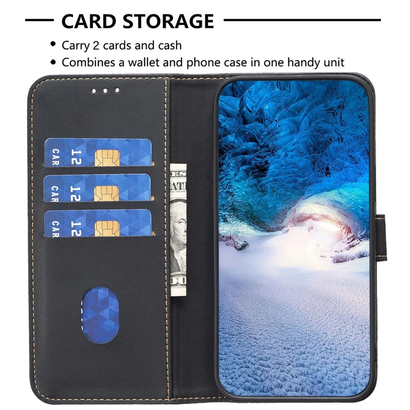 Leather Case For Infinix GT 20 Pro Smart 8 Note 40 Pro Plus 30i Hot 40 4G 2024 Zero 30 Play NFC VIP X6528B Flip Wallet Book Case image 2