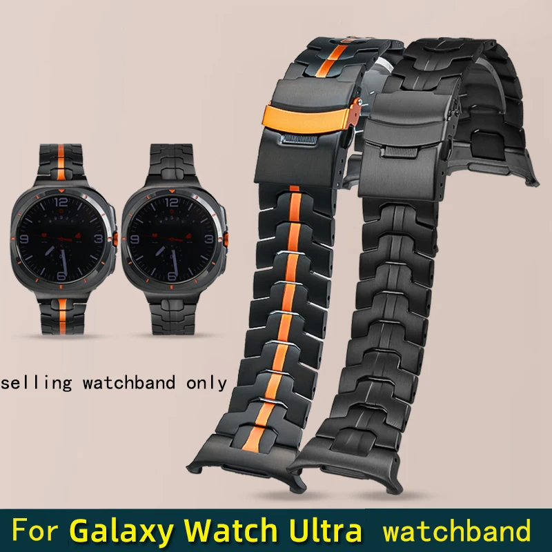 

Titanium Watch Strap For Samsung Smart Watch Galaxy Watch Ultra Titanium Watch Strap Men's Watch Strap Accessories Bracelet