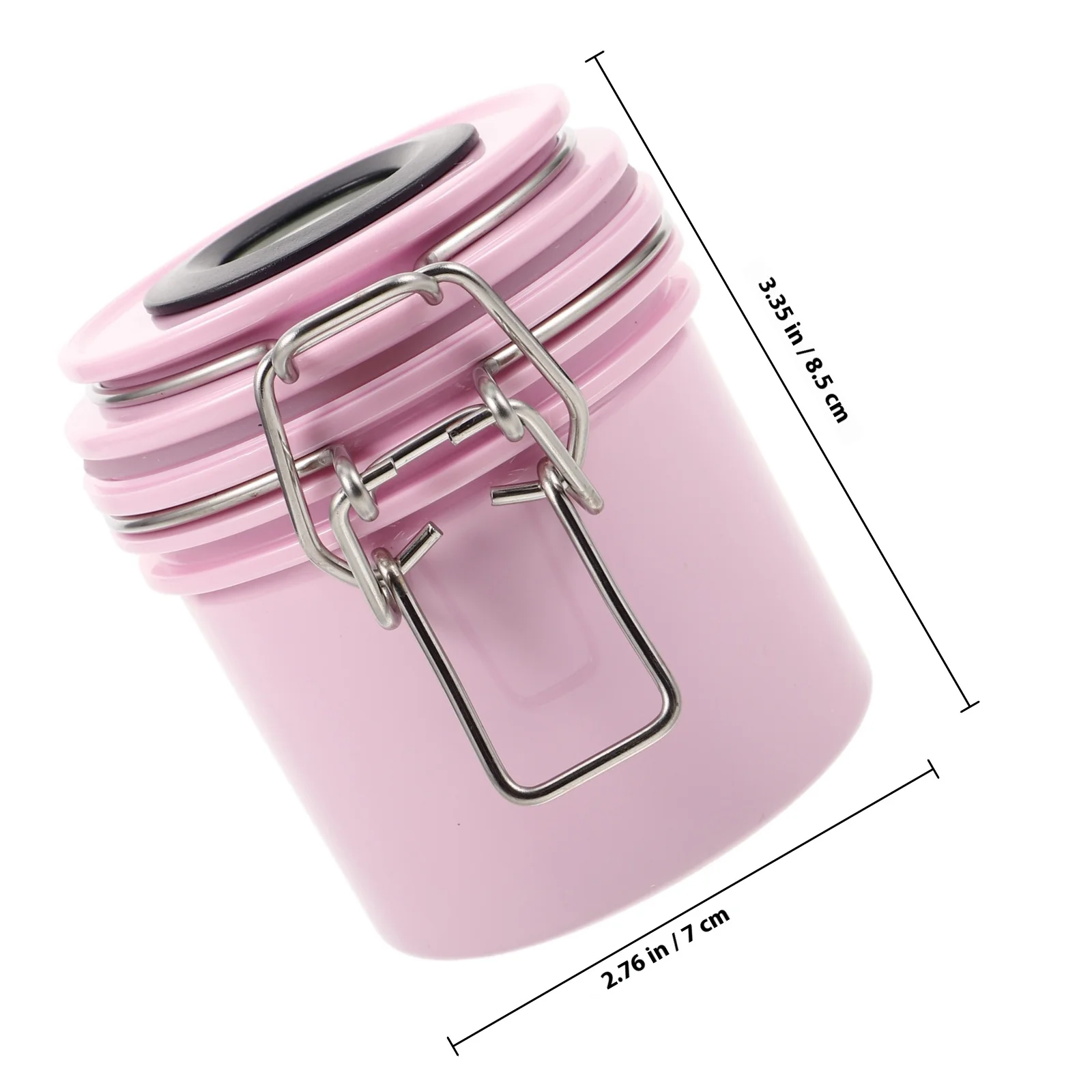 気密まつげ接着剤容器 金属とプラスチック製のまつげ保管ジャー 漏れ防止 軽量ホルダー サロンまたは家庭用