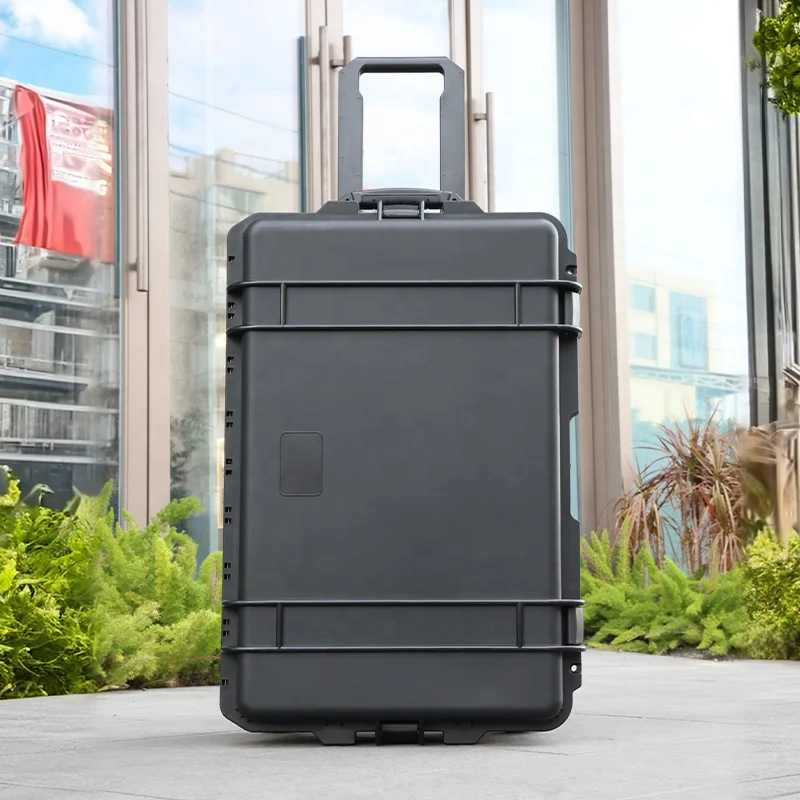 L218X Custom Rugged Truck Tool Box Heavy Duty With Wheels Waterproof Flightcase Plastic Case For Product Equipment