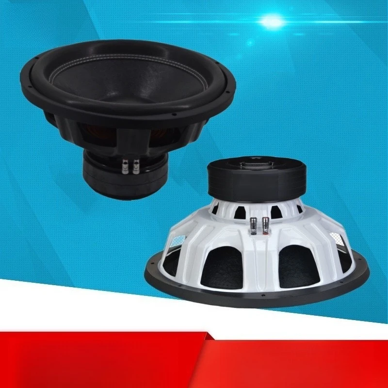 1Pcs 15-inch Car Super Subwoofer Lossless Sound Quality Car 75-core Dual Magnetic High-power Ultra-low Speaker Unit