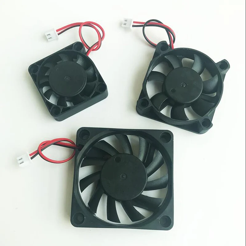 40mmx40mmx10mm 50mmx50mmx10mm 60mmx60mmx10mm 5V 2Pin DC Case Fan Brushless Cooling Fan CPU Coolers