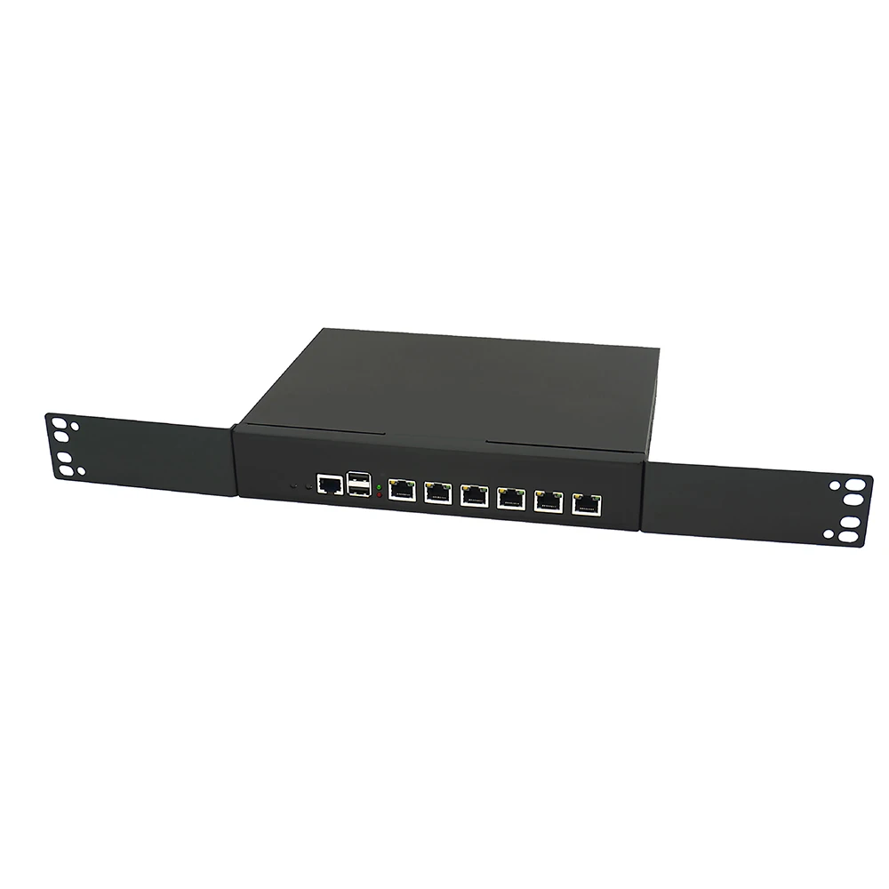 N150 Mini 1U Firewall & Router Server 6-Port Gigabit LAN Network Security Appliance with VPN for Opnsense Pfsense