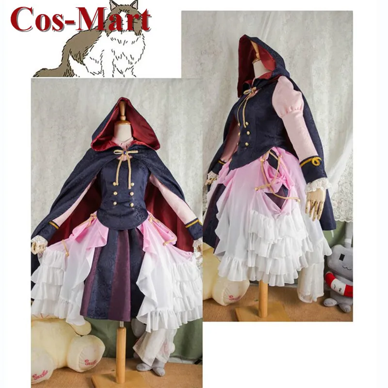 Cos-Mart Game Touhou Project Remilia Scarlet Cosplay Costume Fashion Uniform Dress Full Set Party Role Play Clothing Custom-Make