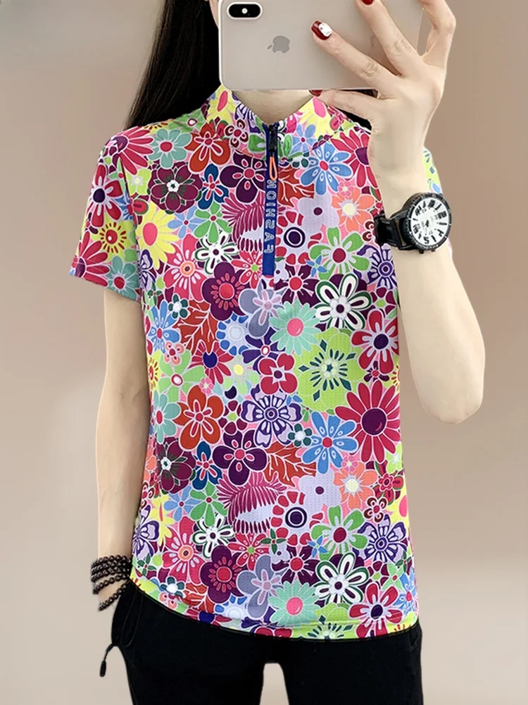 เสื้อยืดกีฬาผู้หญิง TUCANO เสื้อผ้าสำหรับวิ่งออกกำลังกายในฤดูร้อนหรือเสื้อแขนสั้นทรงหลวม แห้งเร็ว ผลิตจากเส้นใยโพลีเอสเตอร์พิมพ์ลายลำลอง