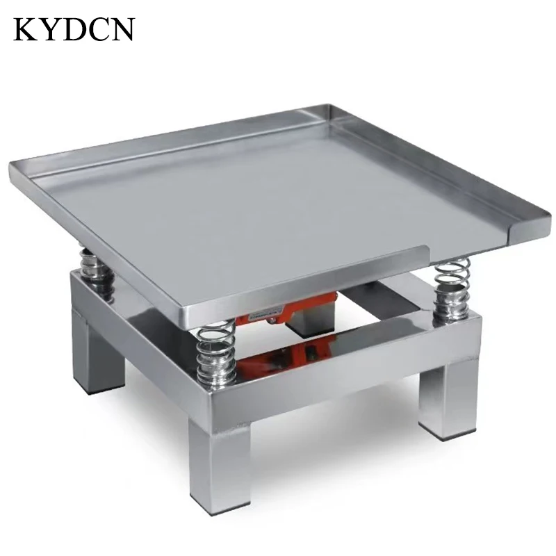 Mini Vibration Table 3000rpm 35*35CM Concrete Vibrating Table Vibration Test Bench Test Block Vibration Platform Stainless Steel