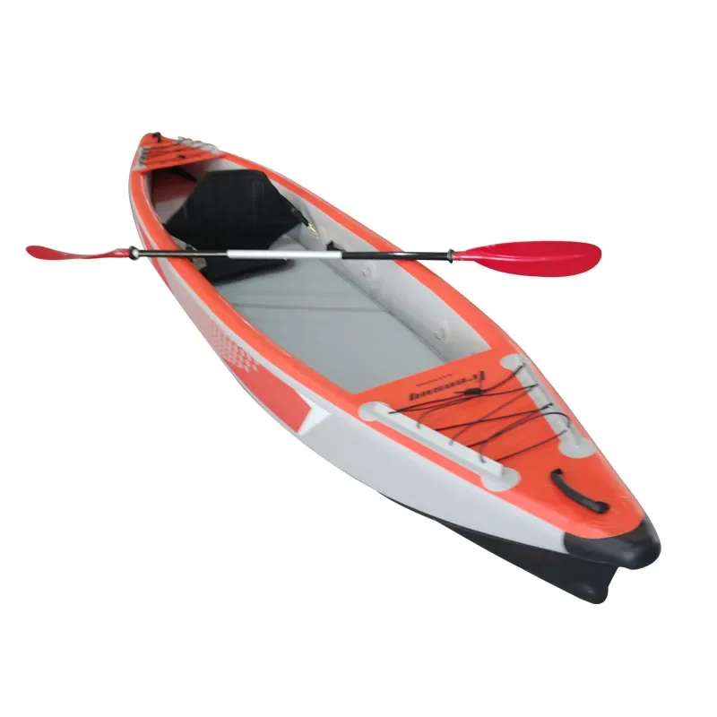 In Stock Single Seats 350cm Inflatable Canoe Kayak Whitewater Foldable Fishing/Rowing Boat