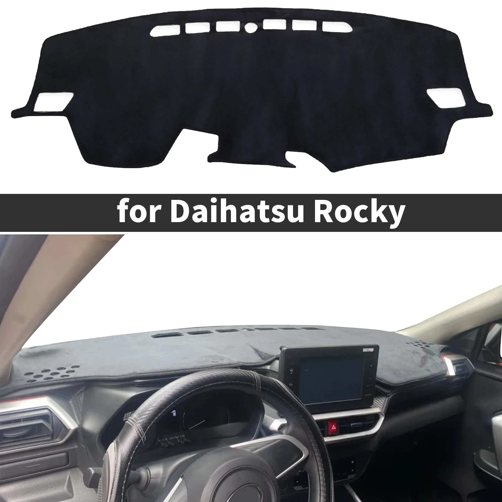 

fit for Toyota Raize Daihatsu Rocky 2019-2024 Car DashMat Sunshade Dashmat Dashboard Cover Pad Protective Carpet Accessories