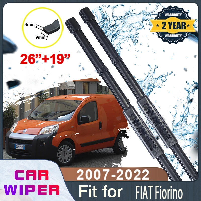 

Car Windscreen Wipers For FIAT Fiorino Type 225 2007~2022 Front Windscreen Hybrid Blade Wiper Blade Brushes Car Accessories 2020