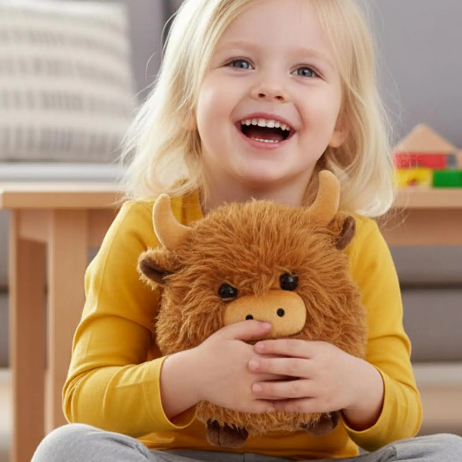 

Мягкая кукла-животное, приятная, мягкая плюшевая кукла-корова, мягкая для детей-подростков, мальчиков и девочек, коллекционные друзья, диван-кровать