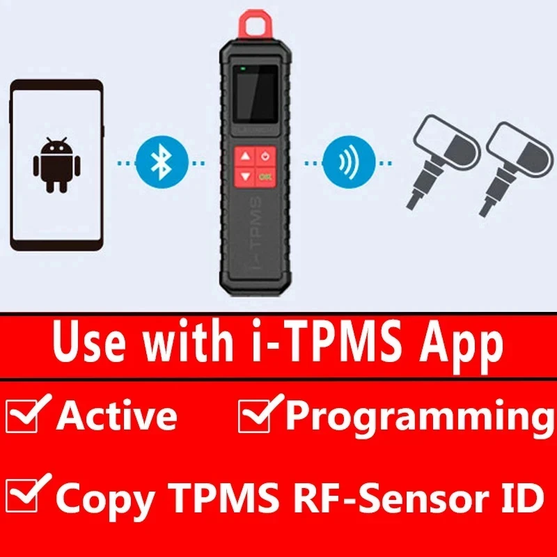 LAUNCH X431 I-TPMS Automotive Tire Sensor Activator Programming Learning Car Tire Pressure Diagnostic Tools for  Launch X431 V V