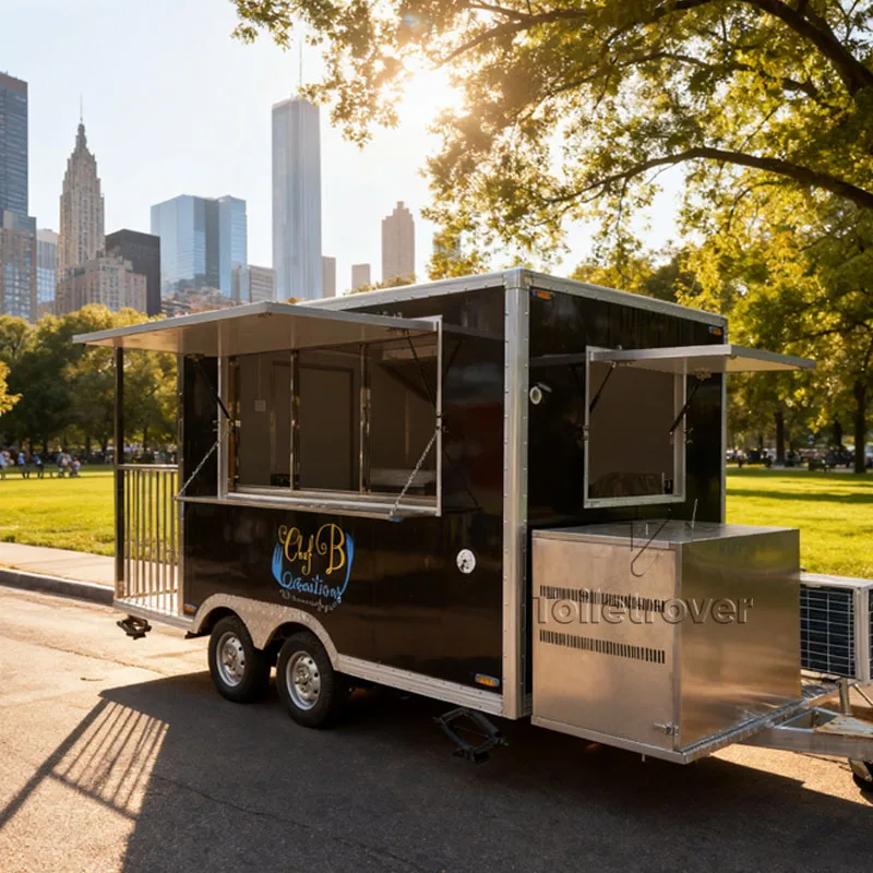 

Mobile Food Truck Fully Equipped Restaurant Crepe Waffle Pancake Dessert Donut Sandwich Bakery Food Cart Trailer For Sale