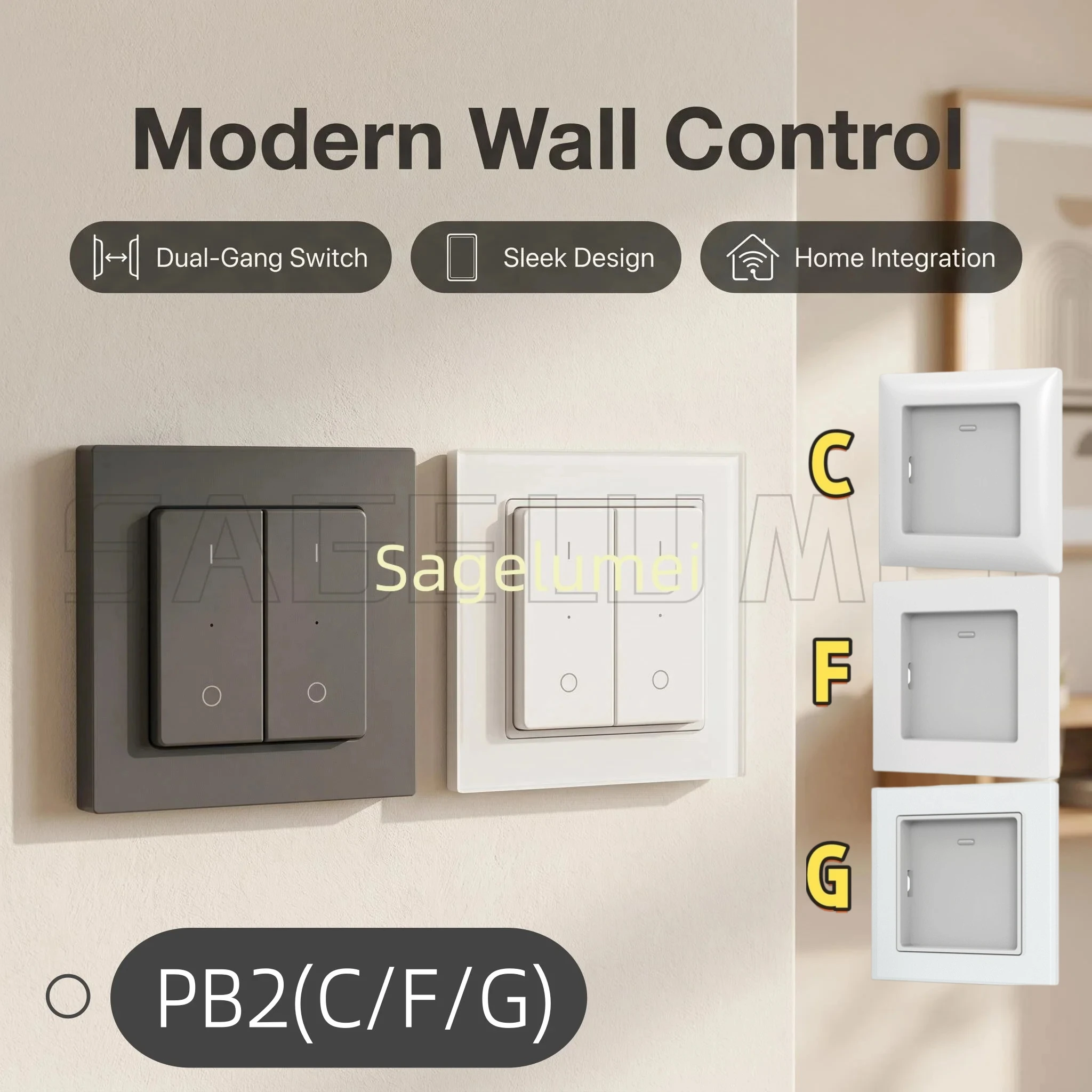 New DC3V Wireless Control Panel 2 Zone Switch Panel Remote Controller Dimming RF LED Dimmer Apply to RF LED controller or switch