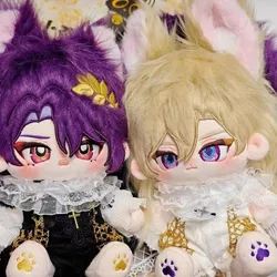 20cm Anime Game Honkai: Star Rail Kawaii Cosplay Cotton Doll Body Dr. Ratio Veiity Cartoon Soft Plushies Model Toy Figures Gift