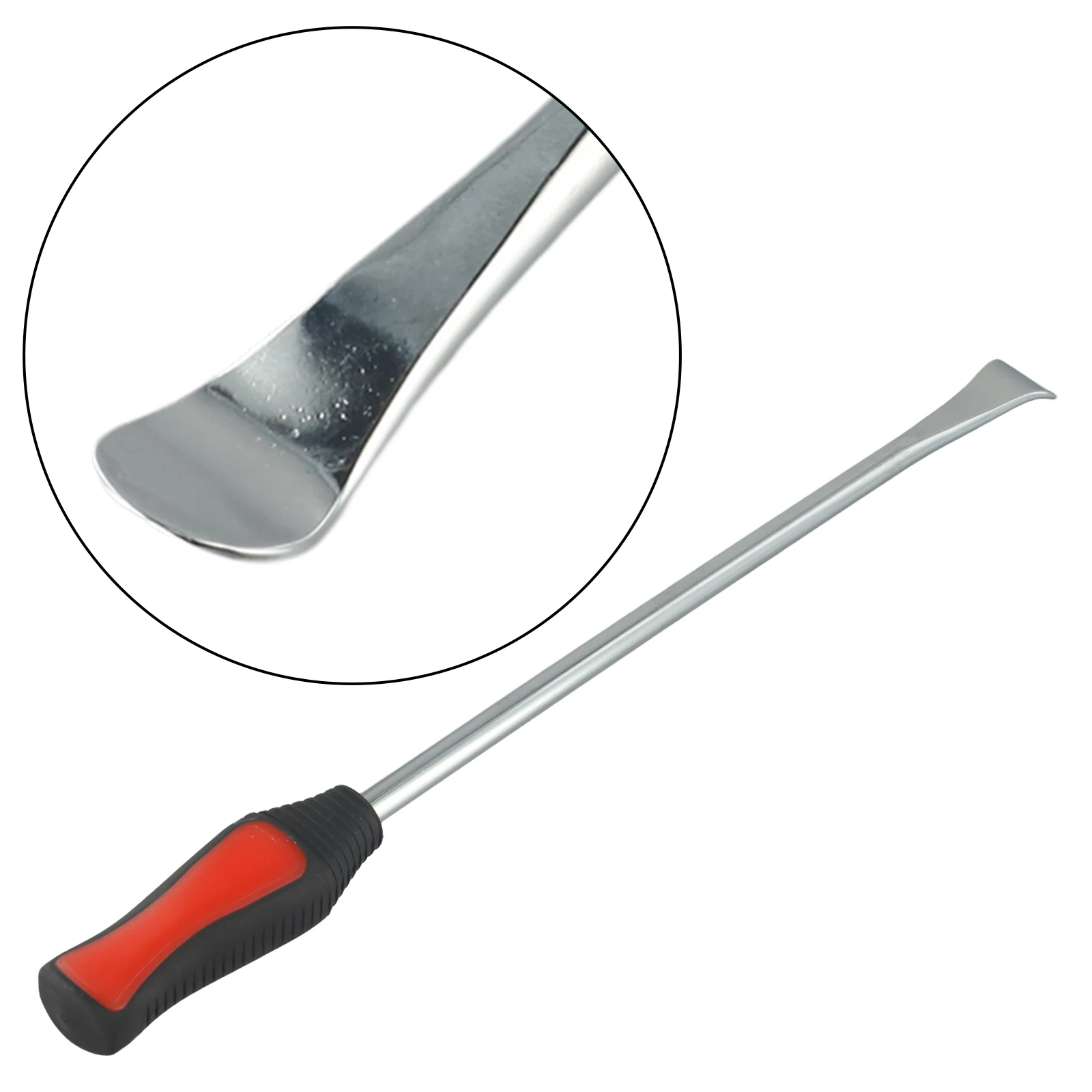 37cm Mountain Bike Crowbar Plastic Handle Rust Resistant Scuff And Scratch Protection Steel Material Weather Resistant