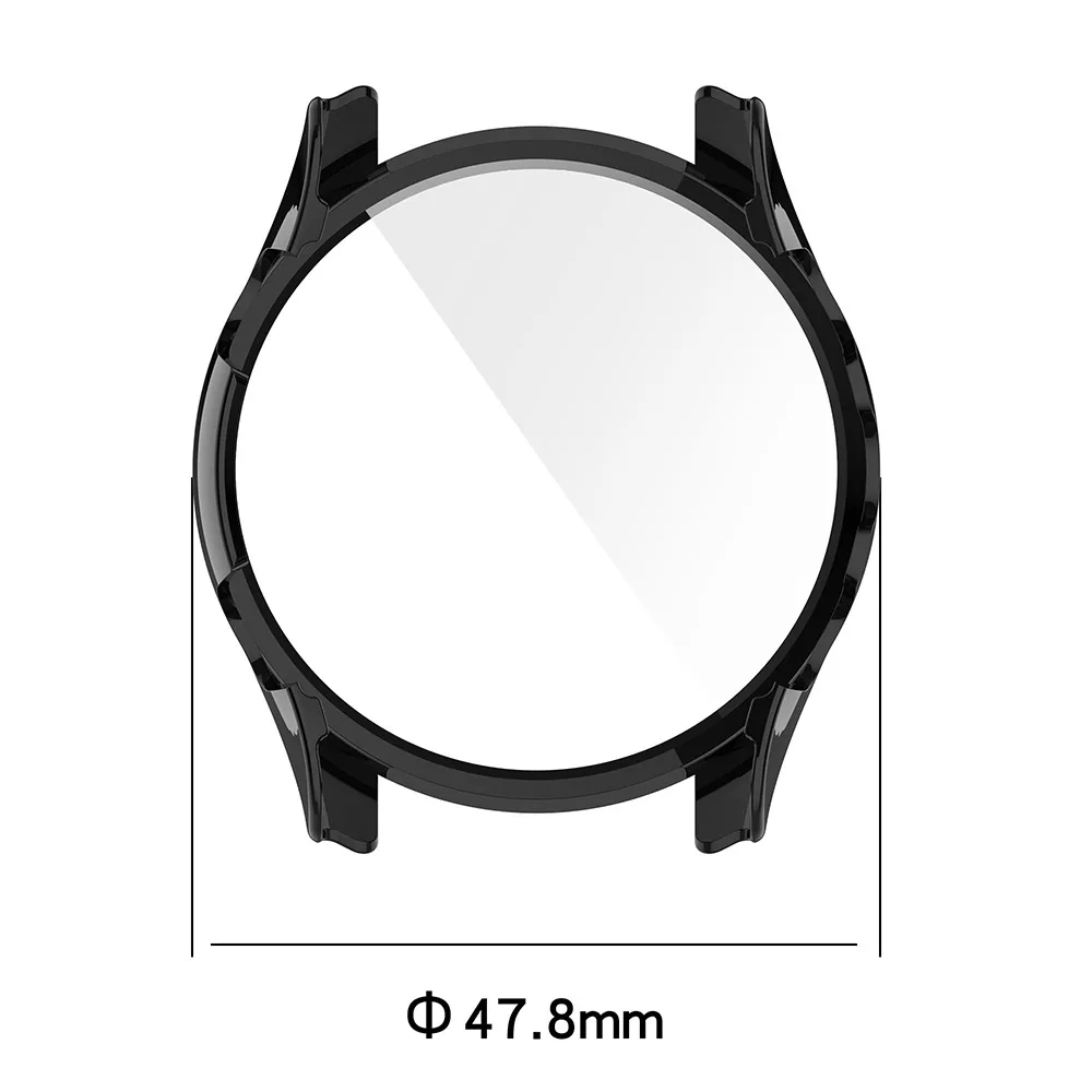 PC+Tempered Glass Protective Case For Garmin Forerunner 255 255S Full Screen Protector Shell