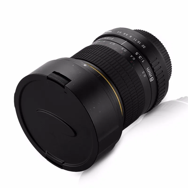 8mm F3.0 Manual Half Frame Fisheye Lens Applicable to Nikon SLR Camera Fisheye Lens over Wide-Angle Lens