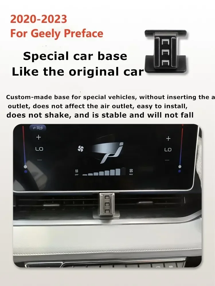 support-de-telephone-portable-geely-preface-2020-–-2023-chargeur-sans-fil-support-de-navigation-pour-voiture-support-gps