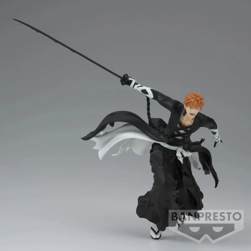 Bandai Original Banpresto Anime BLEACH VIBRATION STARS Kurosaki Ichigo PVC Action Figure Model Collection Toys Doll