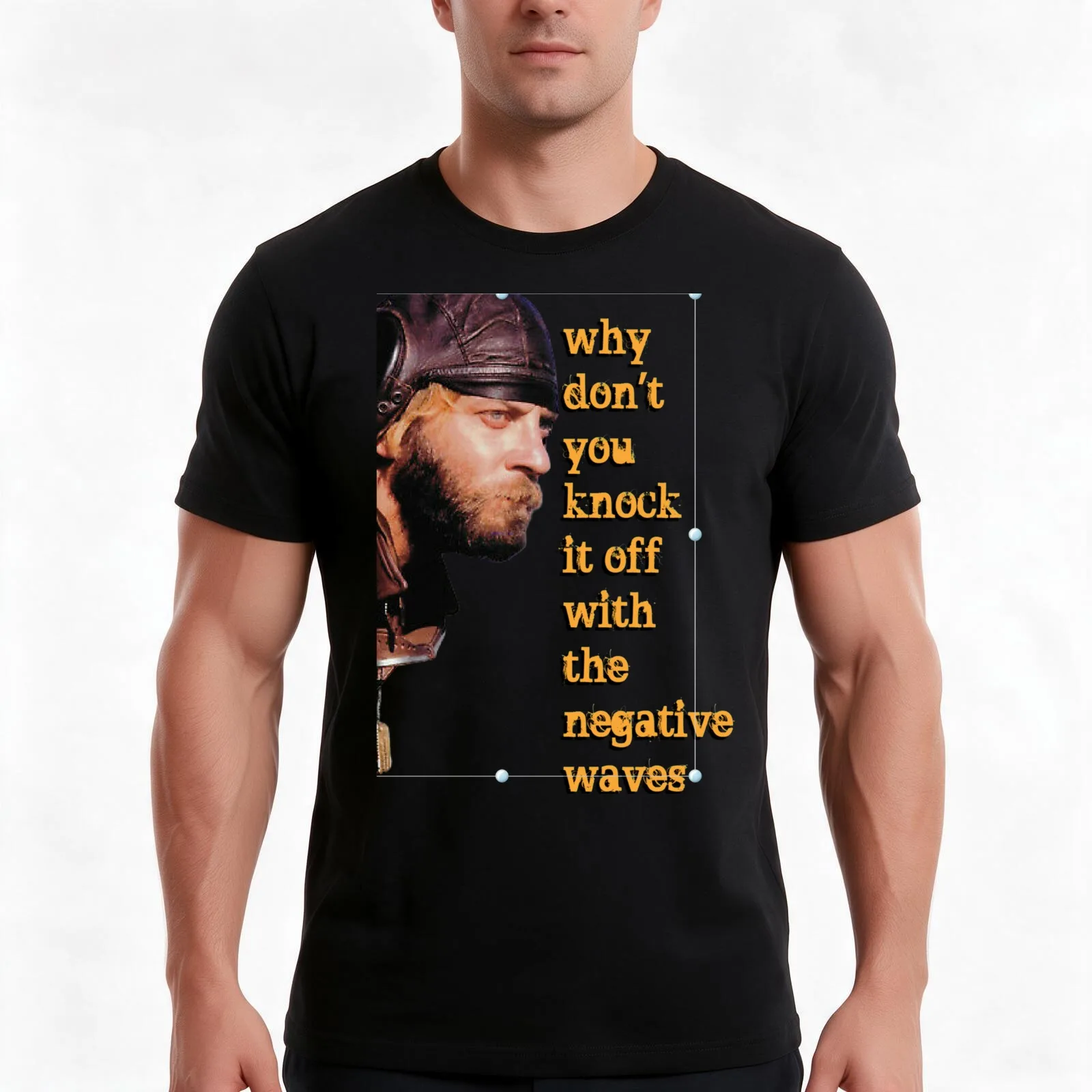 why don't you knock it off with the negative waves T-Shirt, Summer Casual Cotton Tee, Oversized Streetwear Tops, 100% Cotton