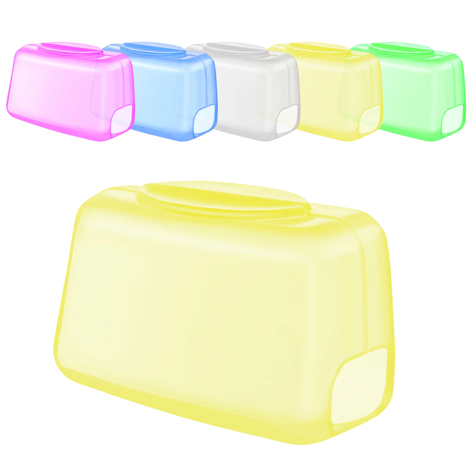 

10 Pcs Toothbrush Covers Hygienic Dustproof Caps for Regular Electric Brushes Lightweight Portable Travel Case