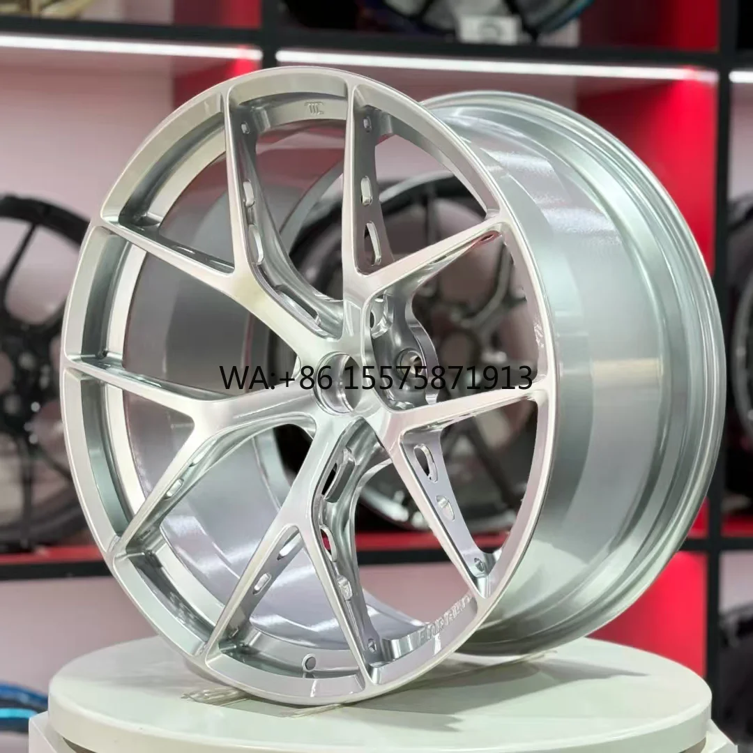 

`SJ EVOFI-R Style Forged Wheels 18-19 Inch Hollow Lightweight Alloy Rims 5x112 5x120, Universal Racing Car Fitment`