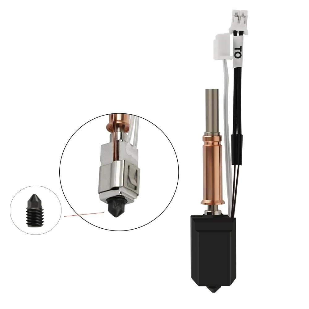 

Модернизированный комплект Hotend для Anycubic Kobra 3 Bi, металлическая нагревательная трубка с термозащитой Hot End 24 В 60 Вт для Anycubic Kobra 3 Combo