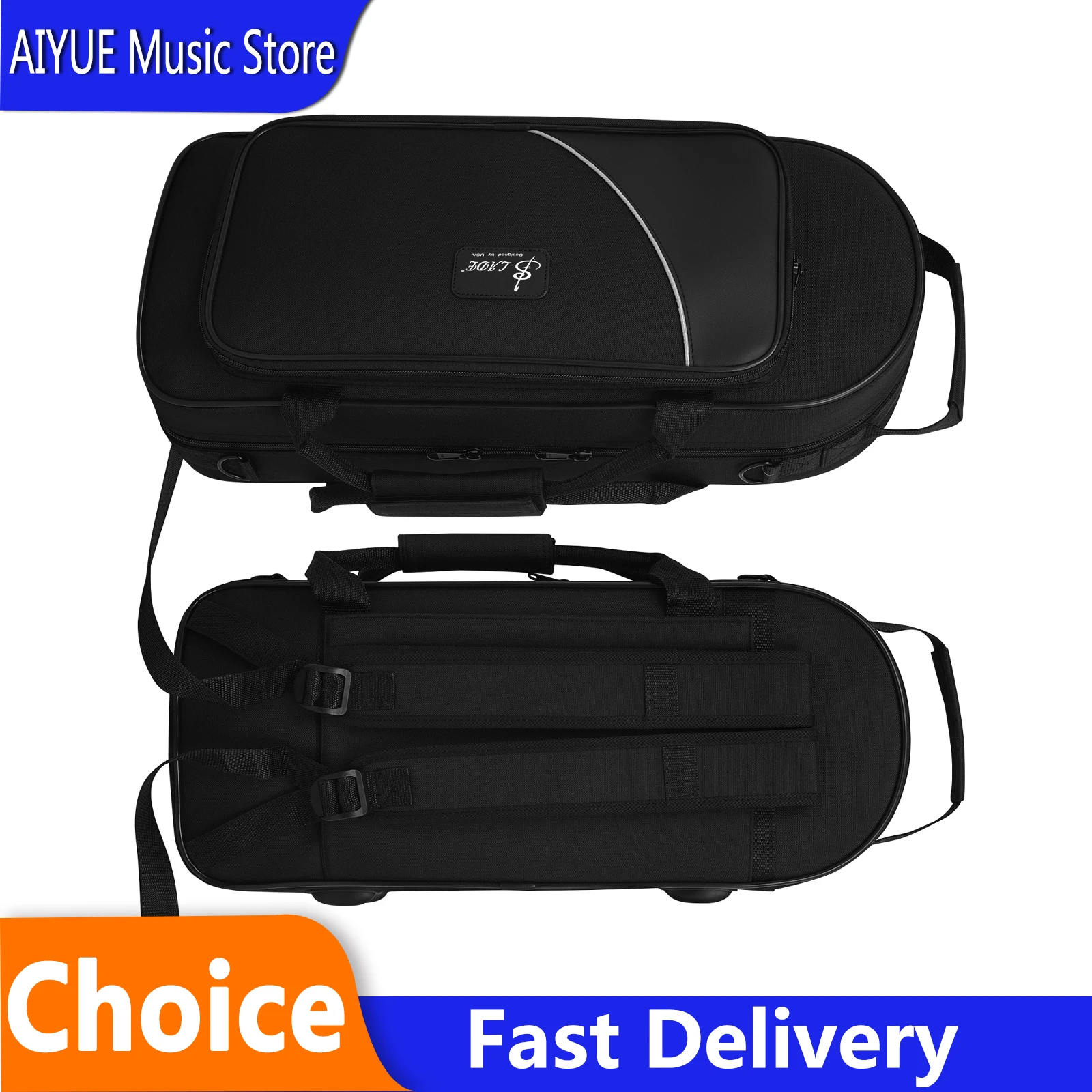 SLADE Trumpet Cloth Box Luggage High end Oxford Cloth Black Wear resistant Portable Handbag Waterproof Small Accessories Bag