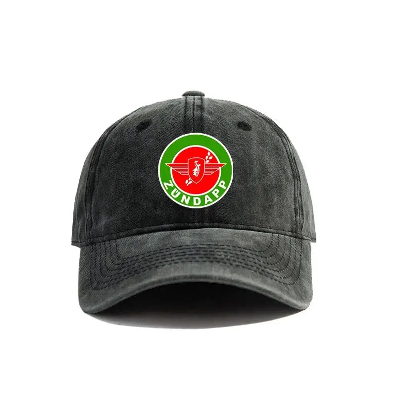 

Zundapp Motorcycle Baseball Cap Summer Distressed Dad Hats Men Outdoor Adjustable Cotton Caps Outdoor Sun Protection