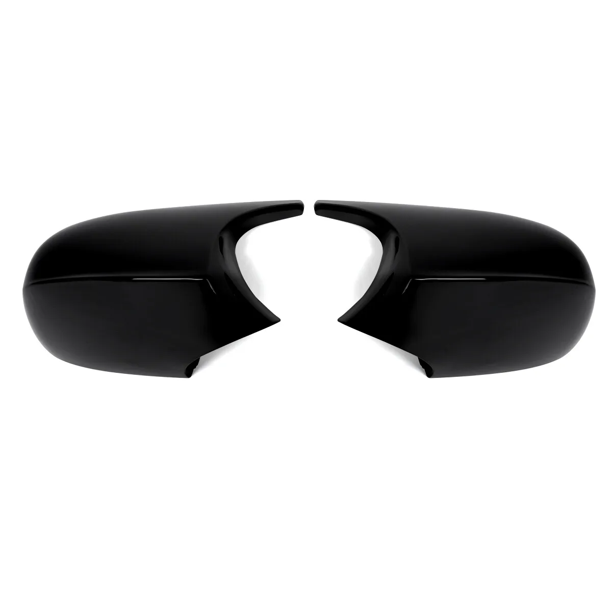 Gloss Black Wing Mirror Cover Caps For BMW 3 Series E90 E91 E92 E93 E81 E87 318i 320i 330i LCI 2008-2012 rearview mirror cover view 3