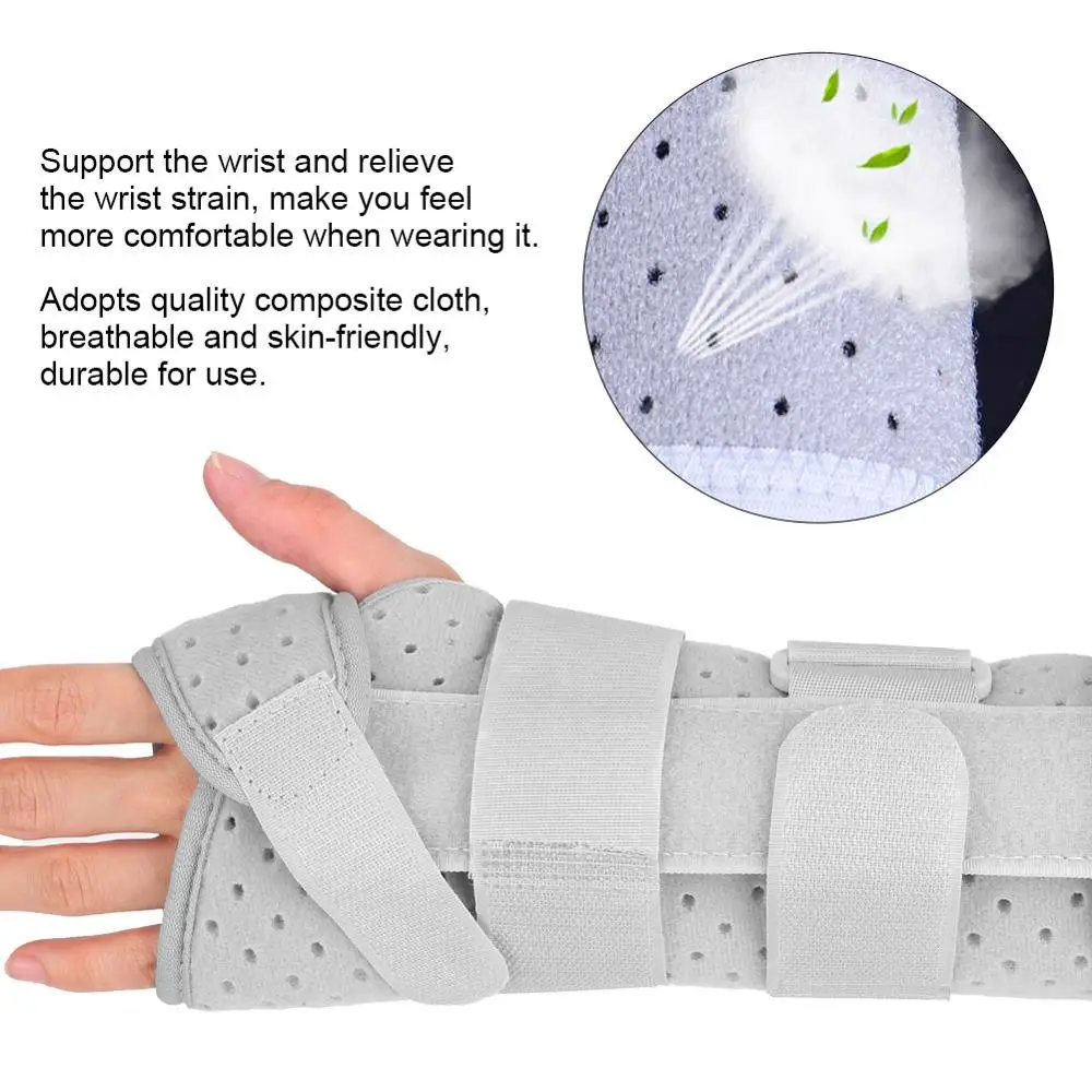 

Medical Breathable Carpal Wrist Fracture Fixation Brace Splint Hand Wrist Support Arthritis Pain Relief Injury Protection Straps