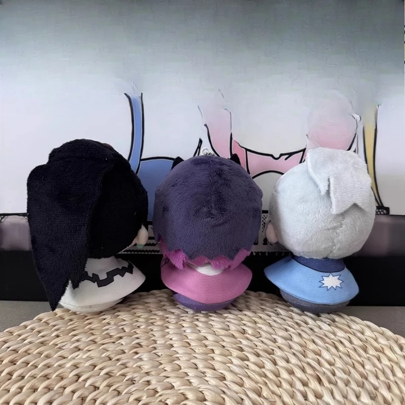 Juego de Anime Jett Clove Sage Kawaii Cosplay Dango llavero de muñeca de algodón Mini colgantes de dibujos animados peluches suaves figuras de juguete regalo para seguidores