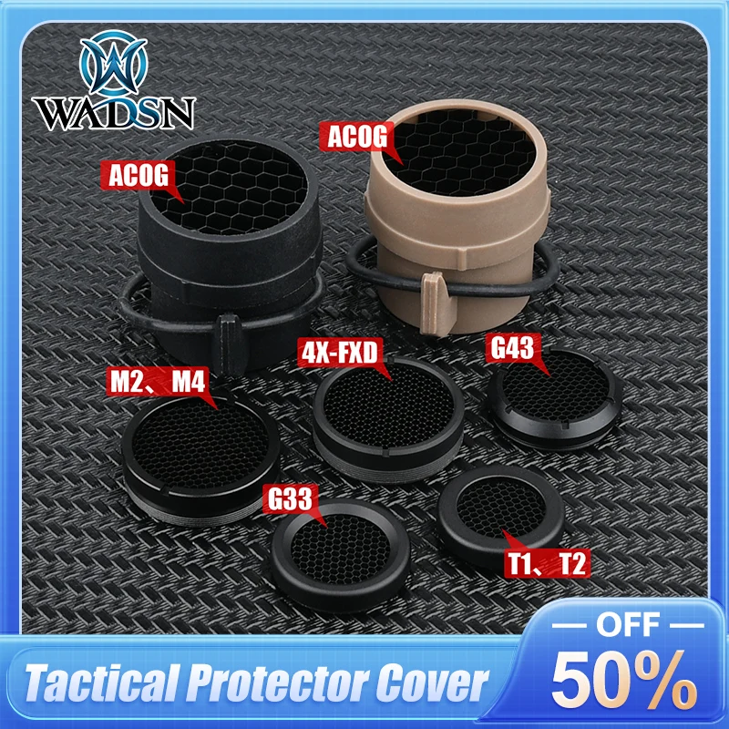 

Tactical Killflash Sight Protector Cover For G33 G43 4xFXD T 1 T 2 ACOG Scope Magnifier Honeycomb Shading Protective Accessories