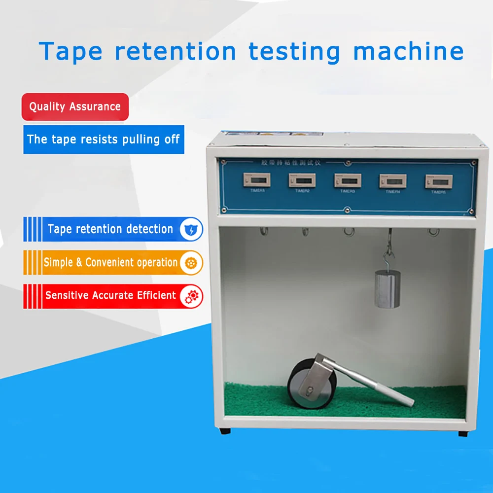 5 sets tape retention testing machine Sticky adhesion tester Non-dry lasting adhesion test
