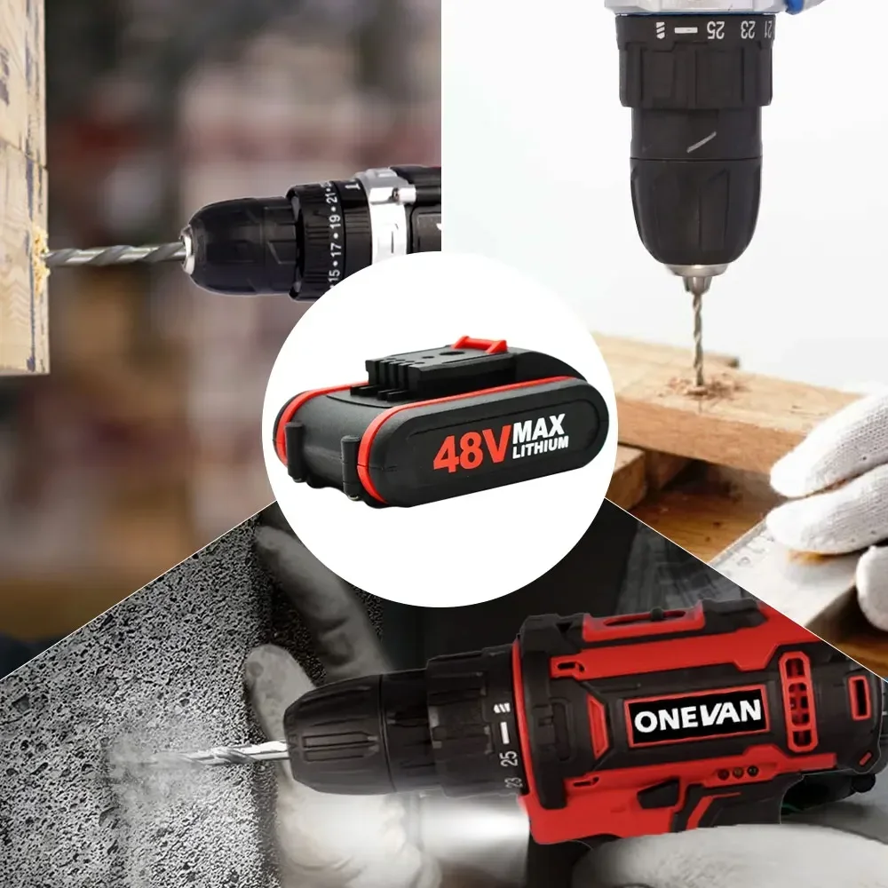 

48V Rechargeable Lithium Ion Battery Worx Battery,Replace 21VF 48VF 88VF Impact Drill Electric Drill Scissor Chainsaw Power Tool