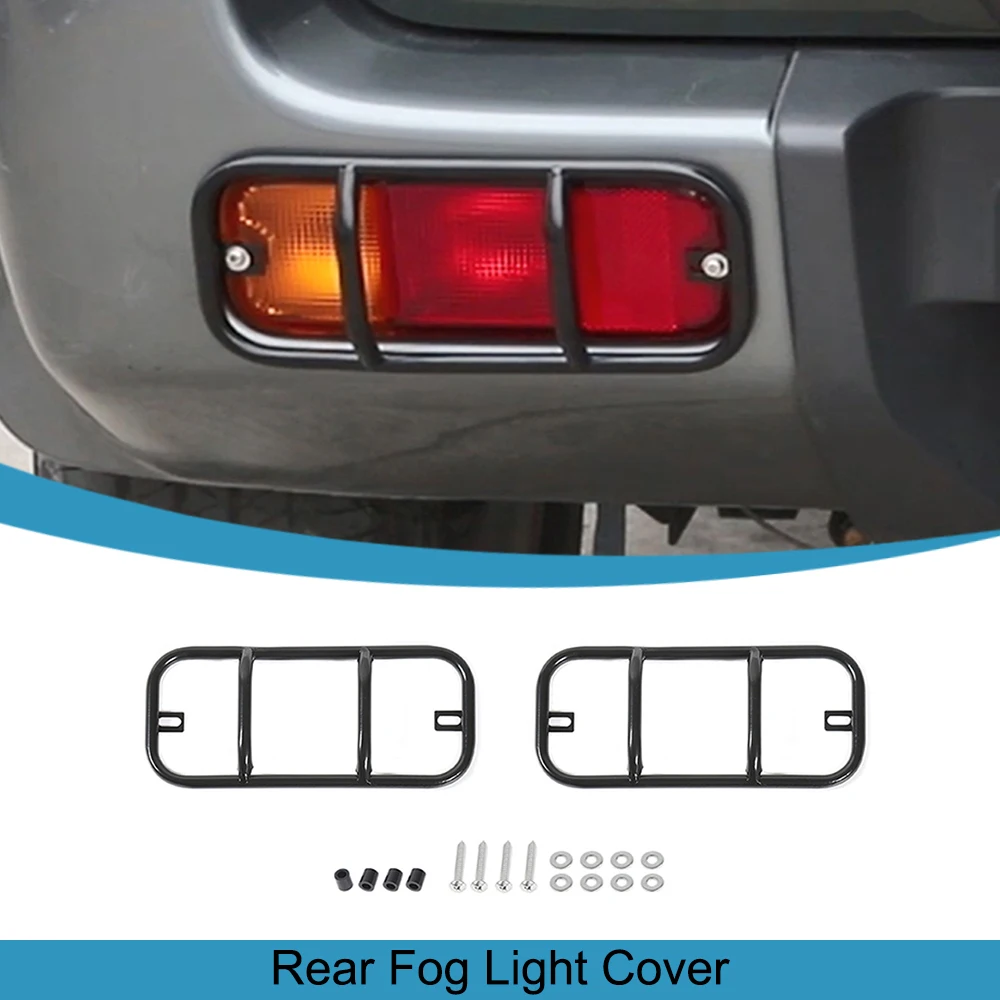 Car Rear Bumper Fog Lamp Light Decoration Cover Trim for Suzuki Jimny 2007-2017 Lamp Hoods Protector Guard Exterior Accessories