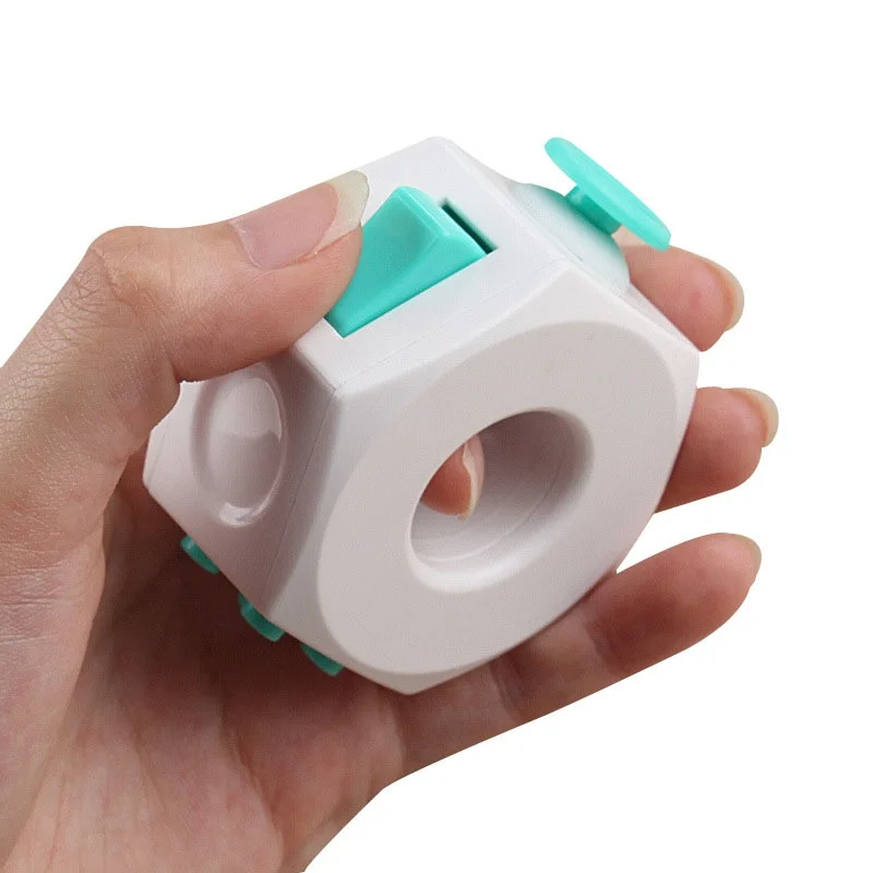 Stress Relief Magic Ring Toy Dice Squeezable Fun Boredom Buster ADHD Autism Toys Fidget Spinner