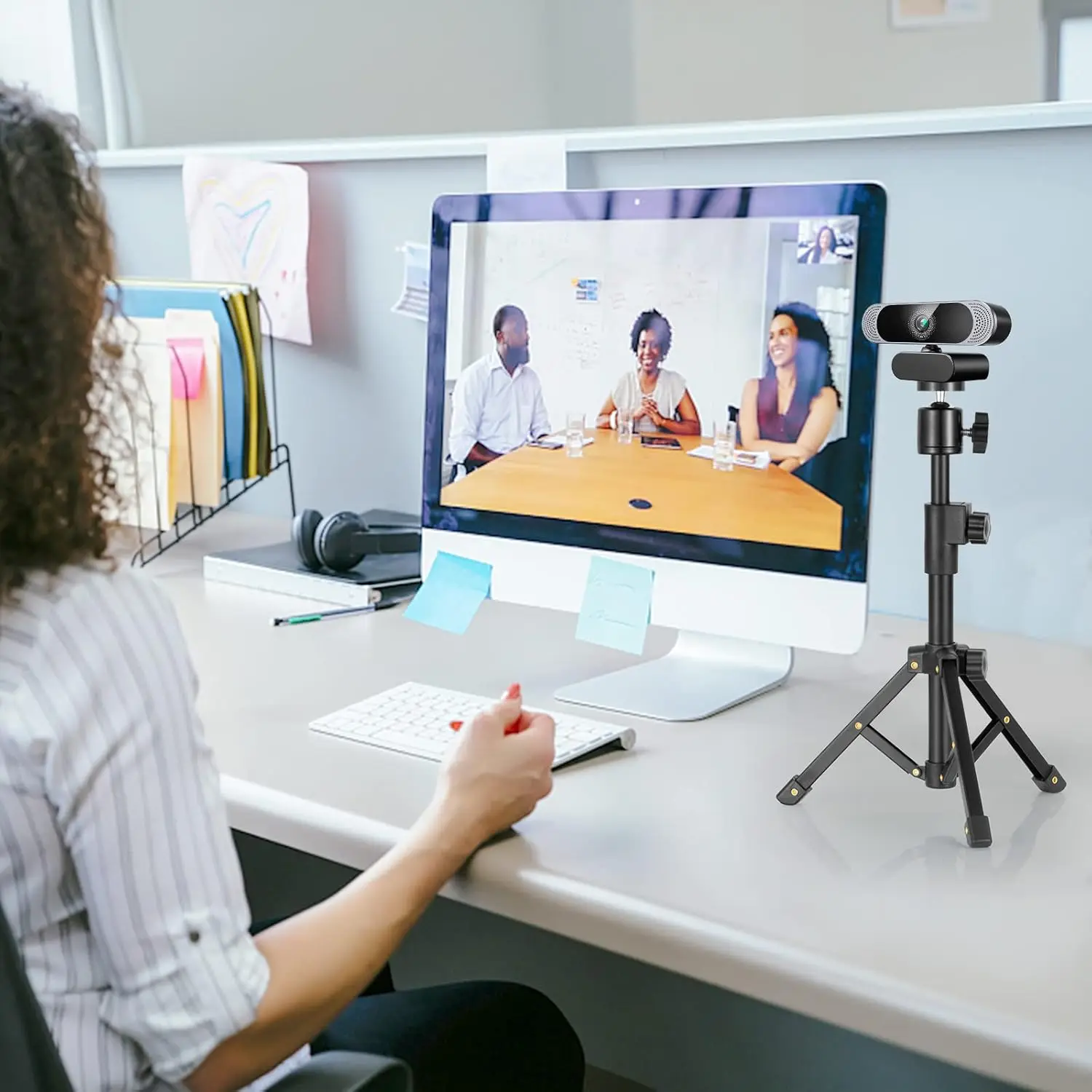 BILIONE Webcam Tripod Stand, for Webcam C920 C922 C930e C920S C920 C615