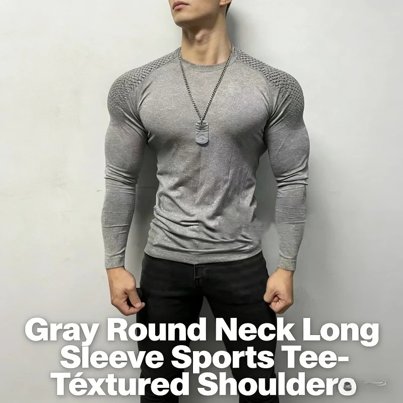 

Быстросохнущая футболка для улицы в американском стиле — тренировочный топ для фитнеса с длинными рукавами