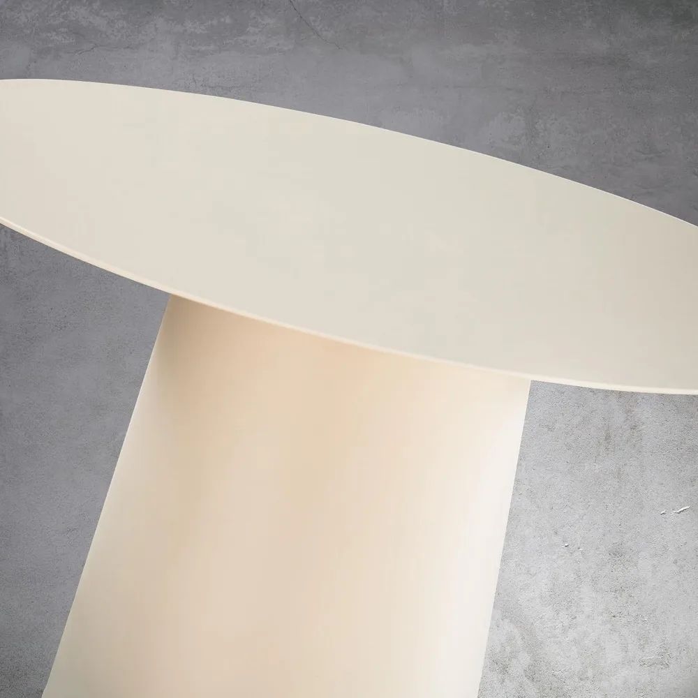 طاولة قهوة مستديرة صغيرة حديثة W24 في طاولة جانبية بيضاء مع حديد لغرفة المعيشة وغرفة النوم #4