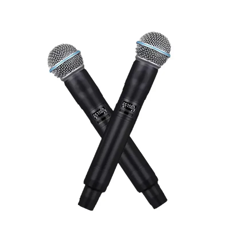 High-end One-to-two Wireless Microphone U-band Dynamic Microphone A-600 Set Rack External Power