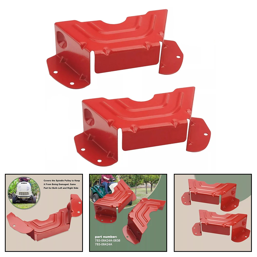 Lawn Mower Maintenance Mower Deck Cover Lawn Mower Spindle Cover Left And Right Side Pulley Protection Red Color